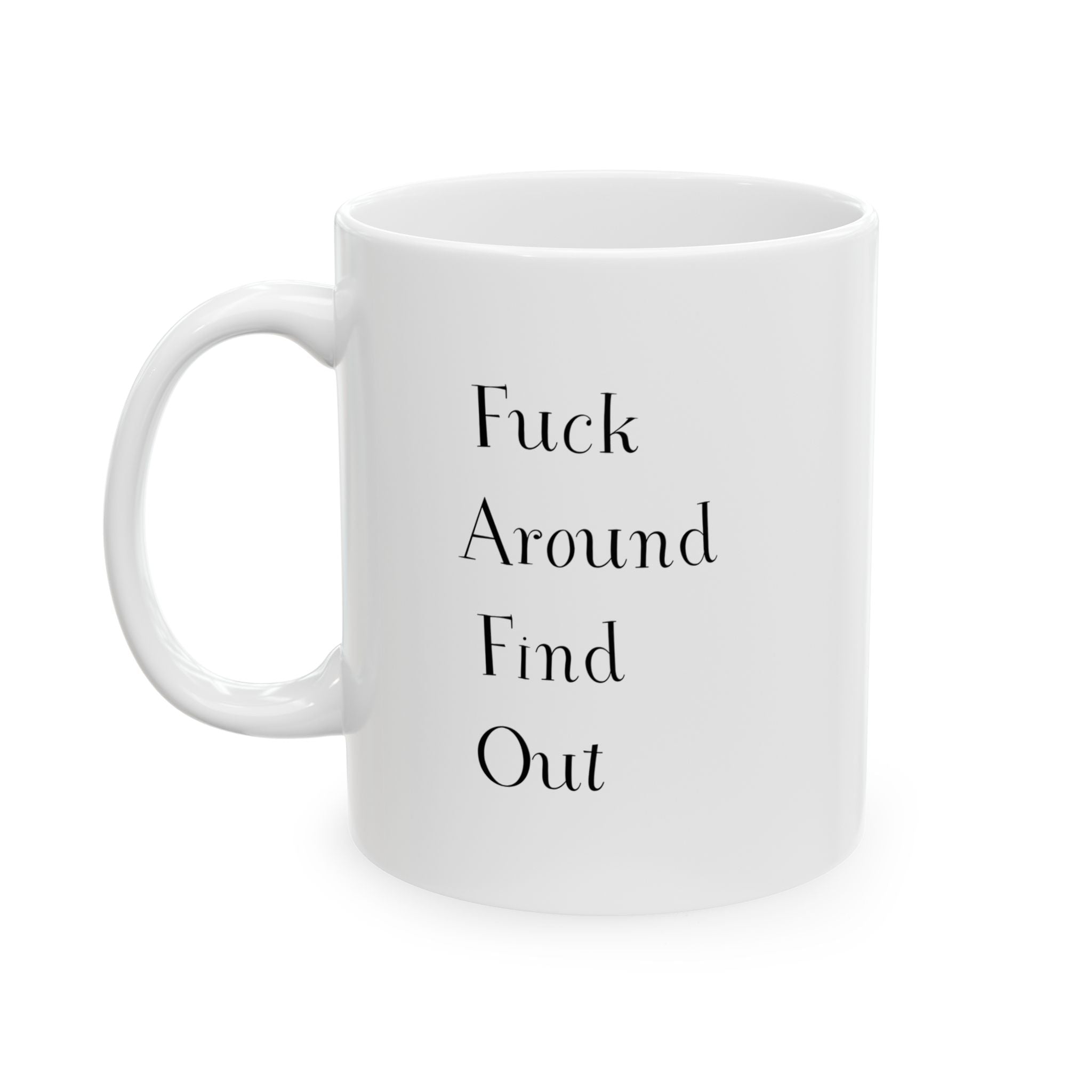 Regalos únicos en tazas de café: divertida taza sarcástica de Laugh Lines & Lattes