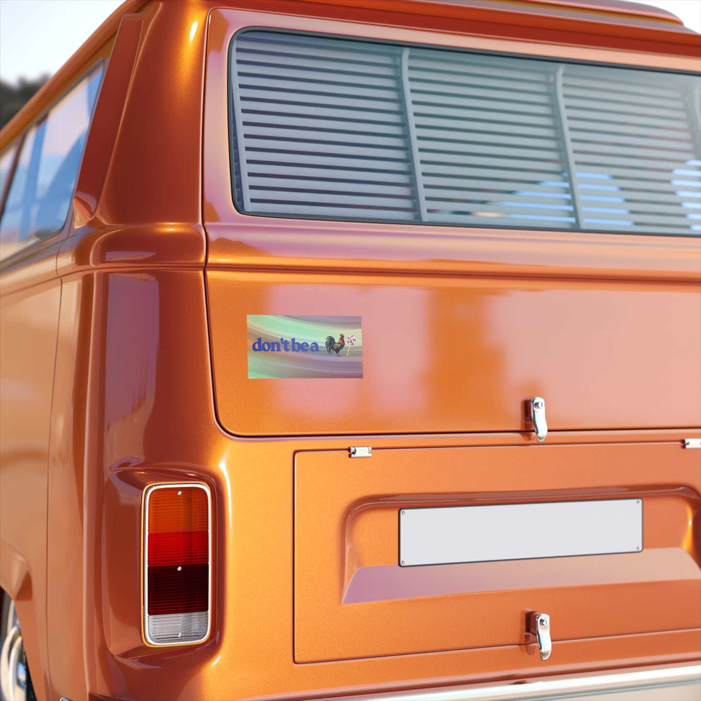 Colorful Bumper Stickers for Road Trippers, Rooster Sucker Bumper Stickers
