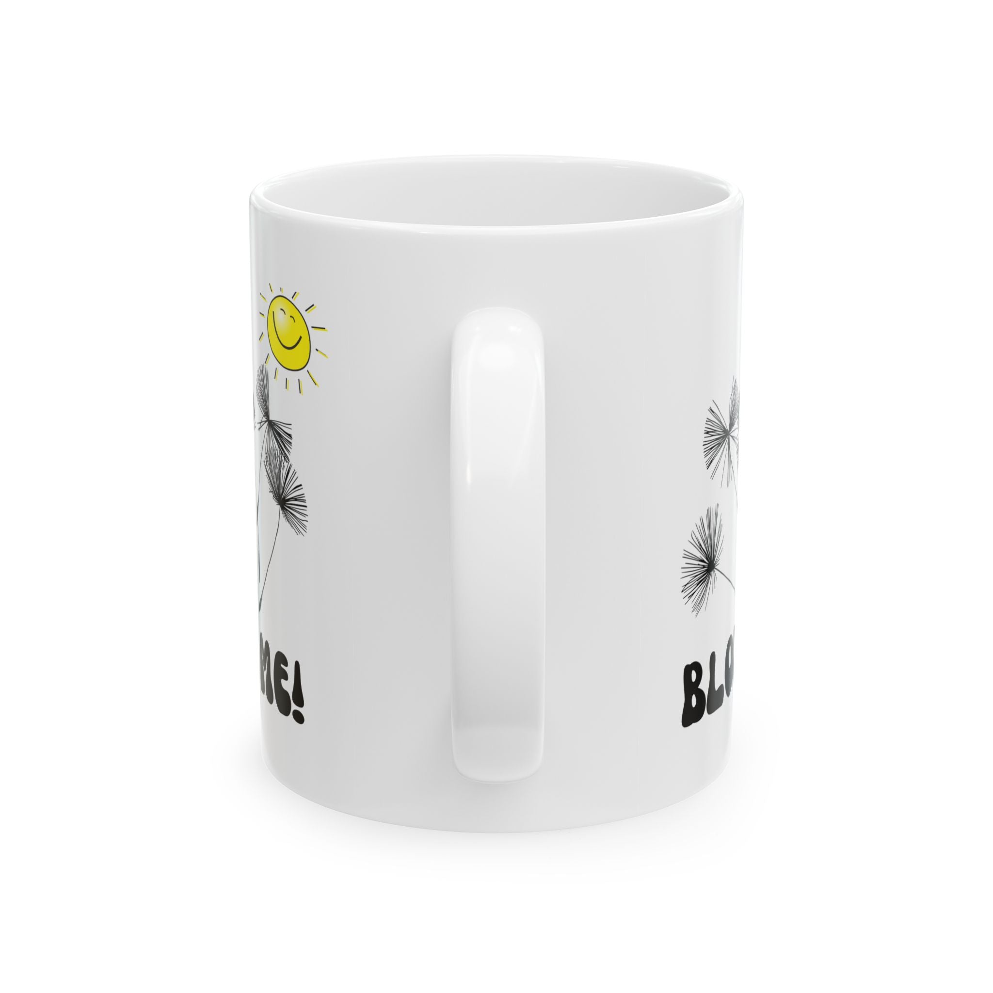 Taza de café divertida, 'Blow Me' con dientes de león