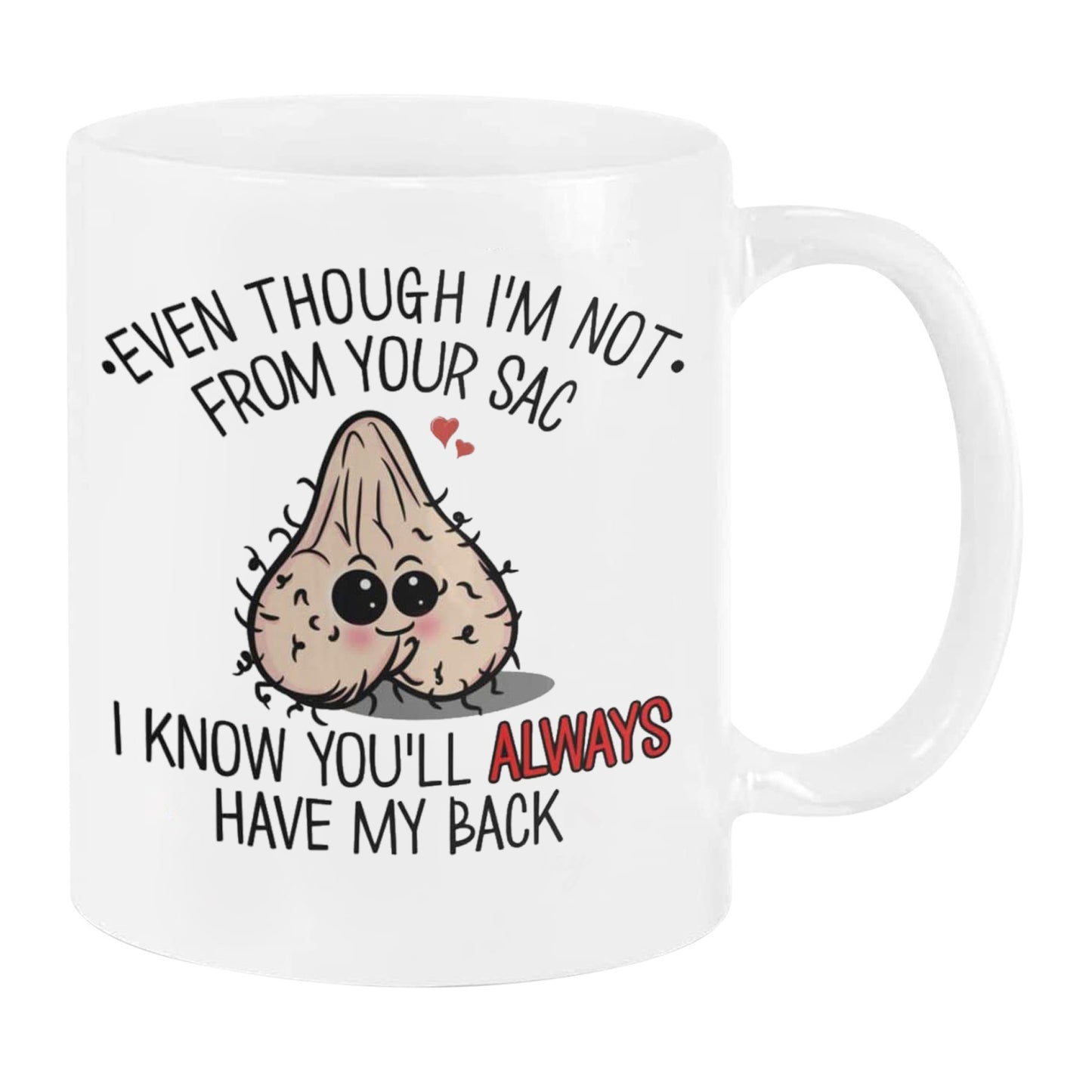 Humorous Quote Coffee Mugs, White Ceramic Coffee Mug with Funny Sayings
