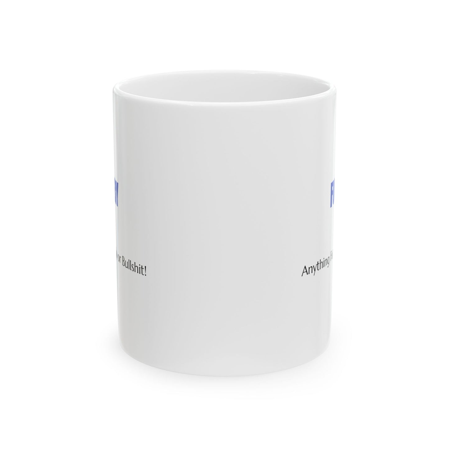 Coffee Mugs for Coffee Lovers with funny Quote, white ceramic coffee cup