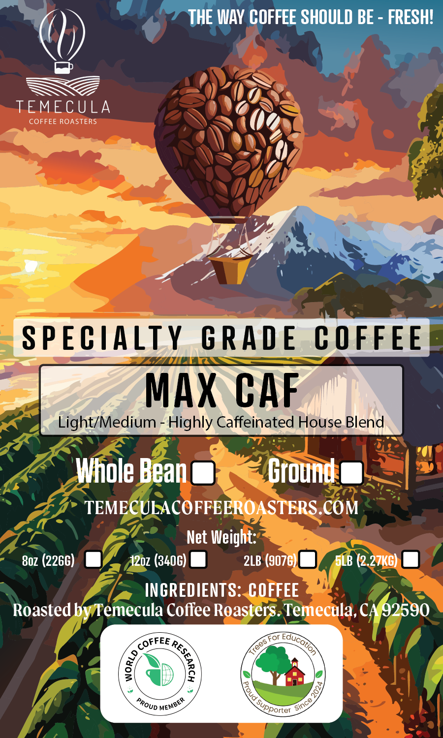 Max Caffeine Blend