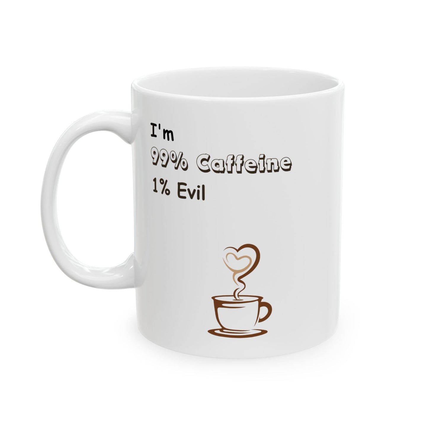 White ceramic mug, best gifts for coffee lovers, funny coffee mugs with sayings