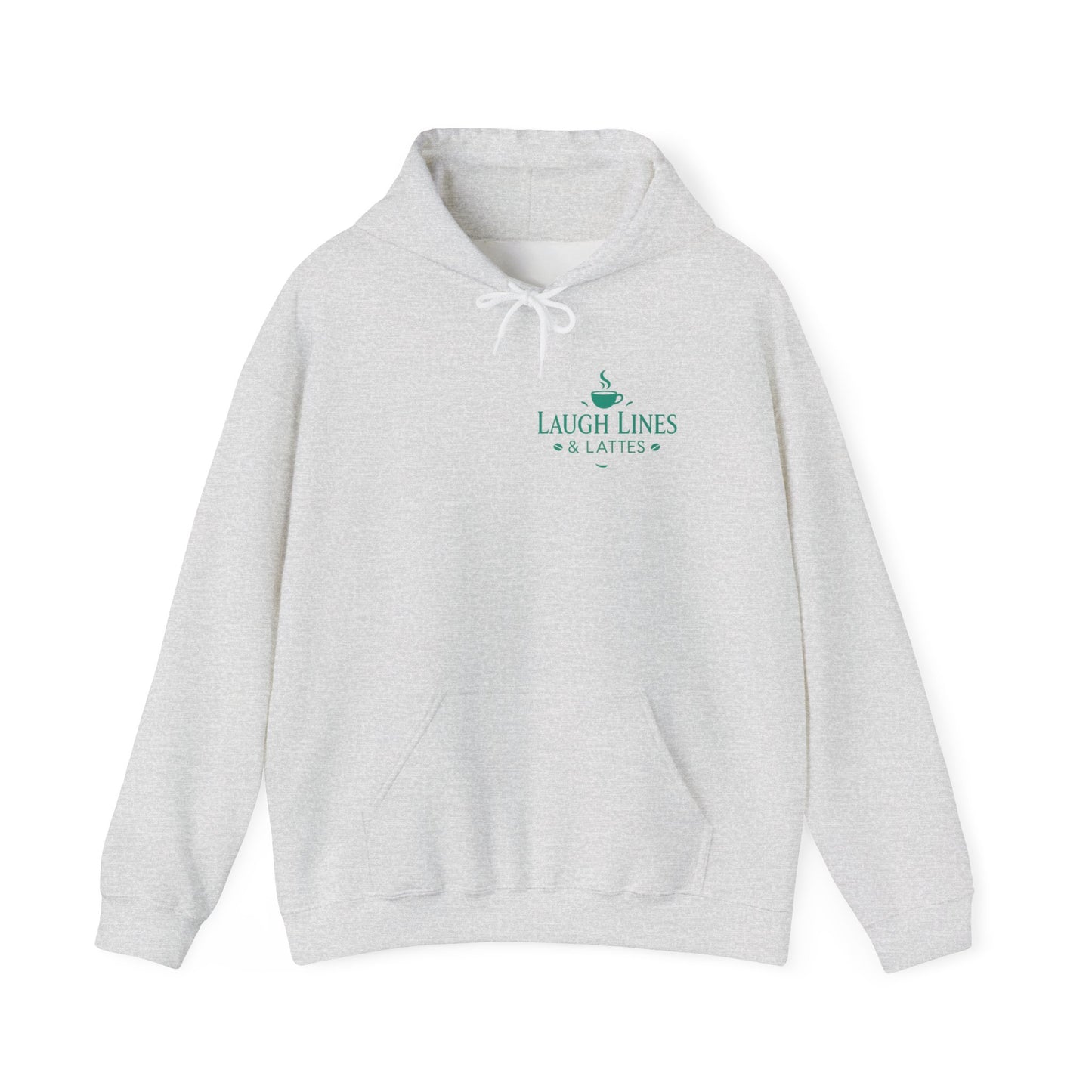 Laugh Lines & Lattes Unisex Hoodie - Cozy Coffee Lover Sweatshirt