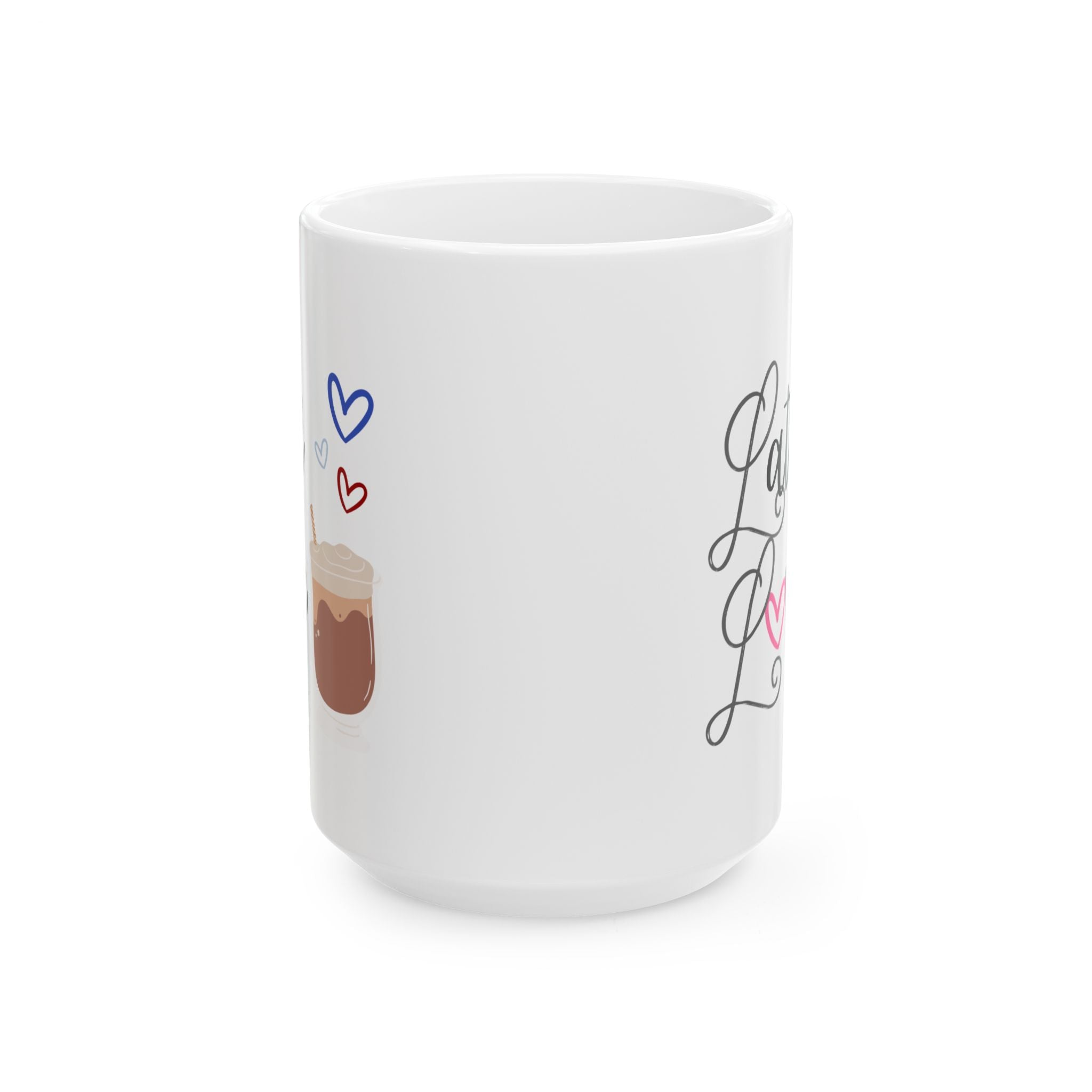 Mug - Latté Love Ceramic Coffee Mug (11oz, 15oz)