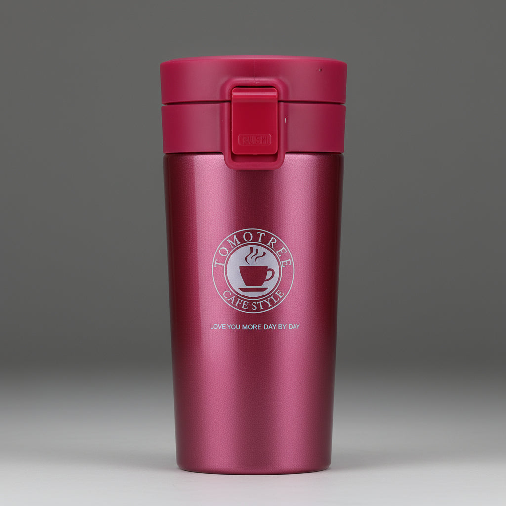 Stainless Steel Tumbler Coffee Mugs 380ml Thermos Insulated Water Bottle Travel  Mug