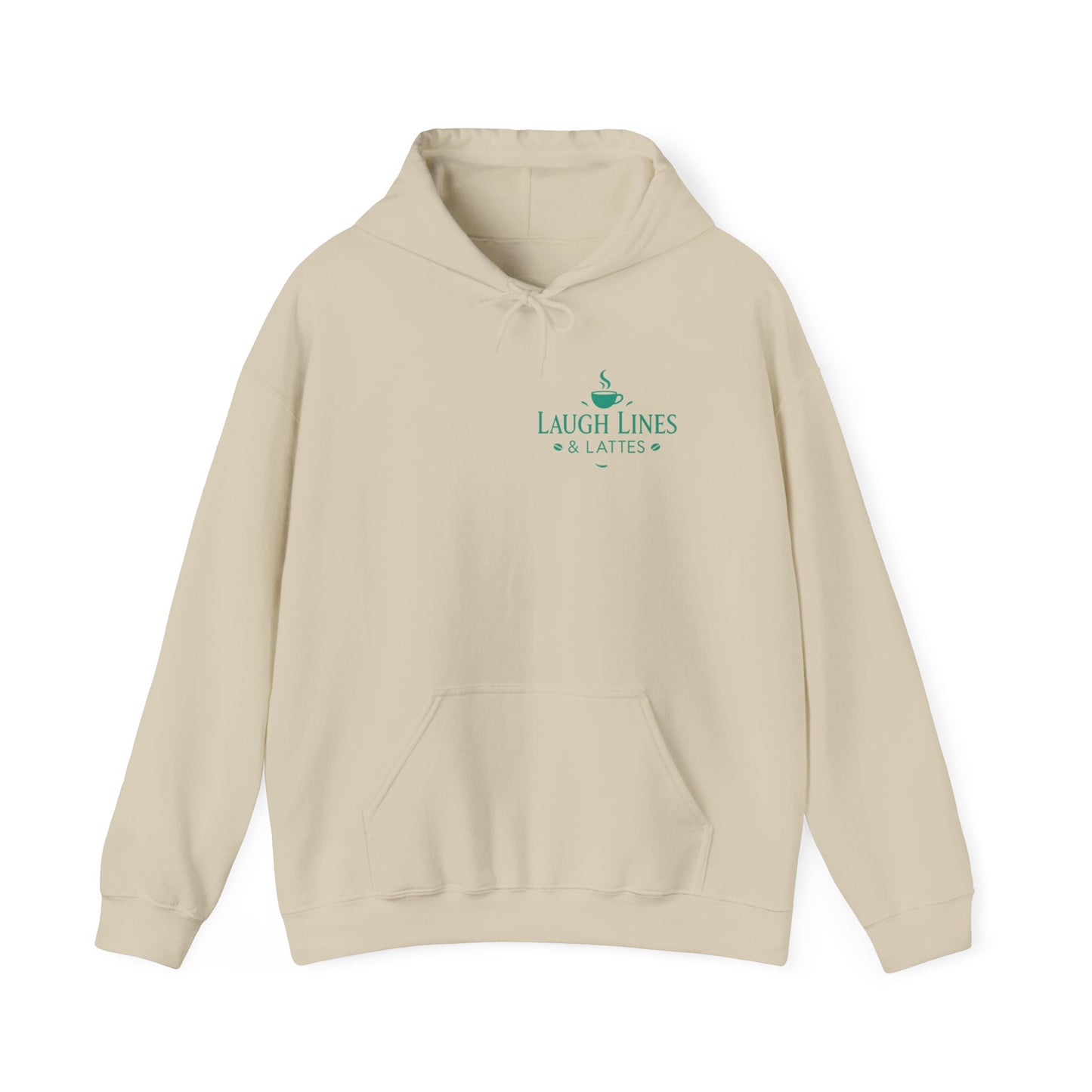 Laugh Lines & Lattes Unisex Hoodie - Cozy Coffee Lover Sweatshirt