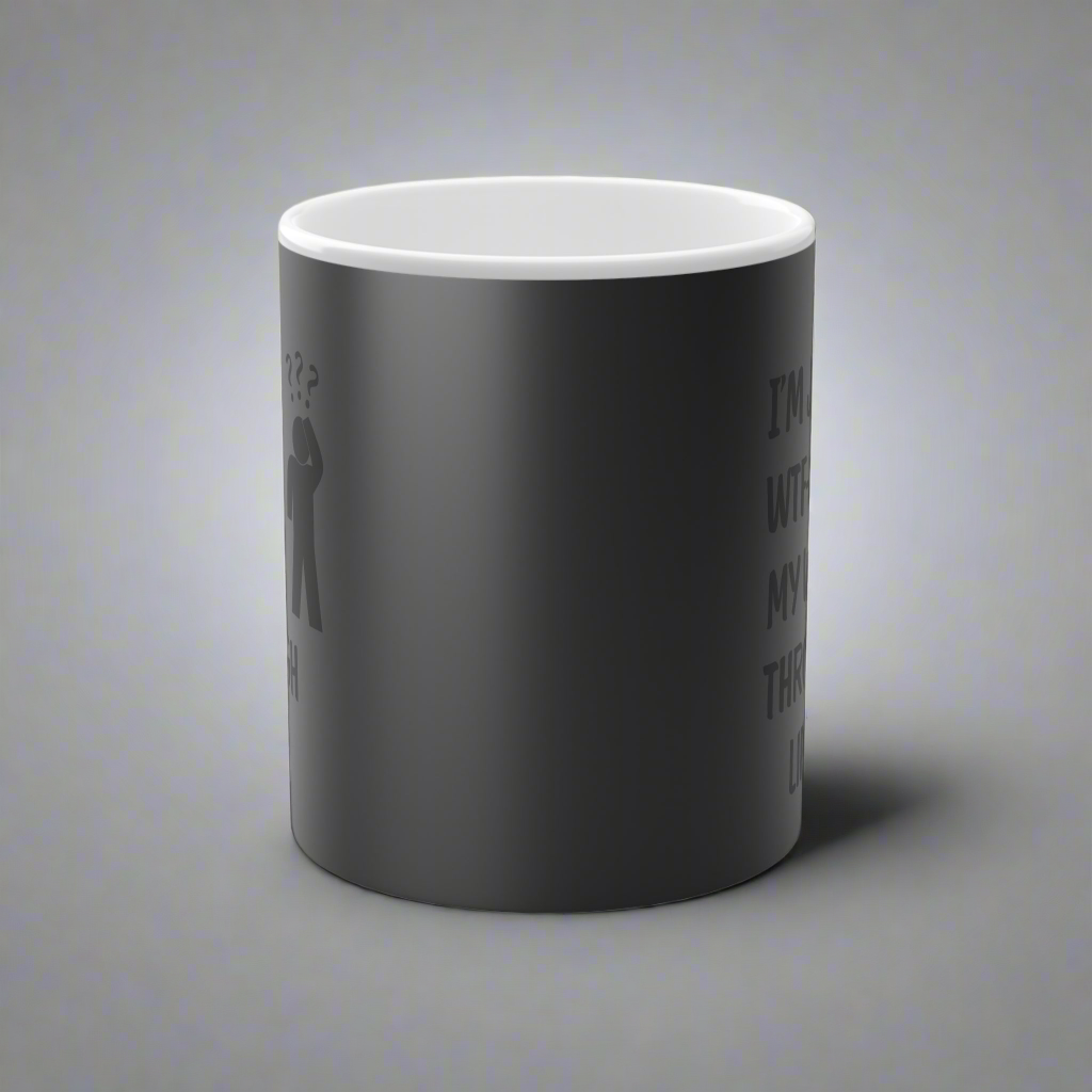 Humorous Mystical Magic Mug for Thoughtful Sips, Perfect for Birthdays, Gifts, Coffee Lovers