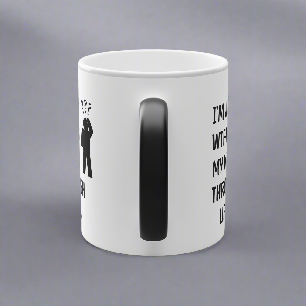 Humorous Mystical Magic Mug for Thoughtful Sips, Perfect for Birthdays, Gifts, Coffee Lovers