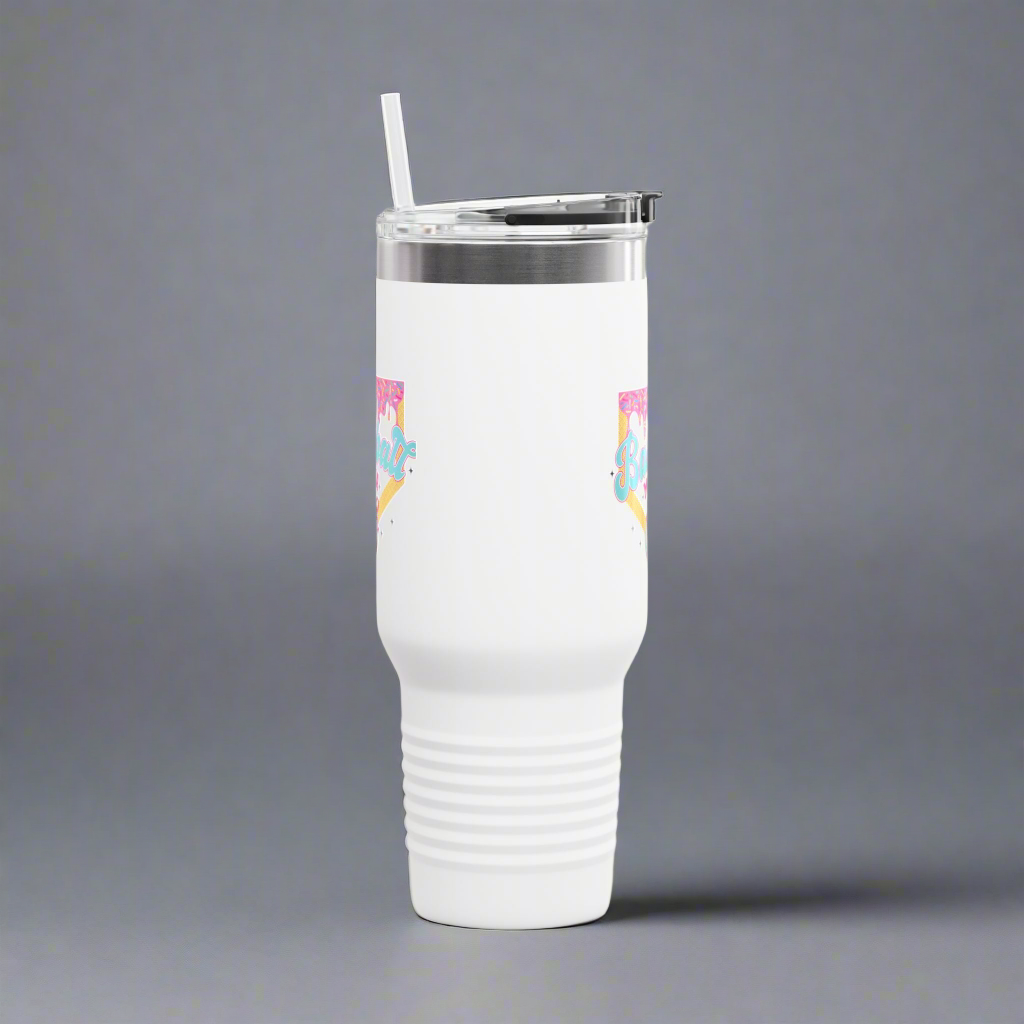 Baseball Mama Insulated Travel Mug - 40oz Stainless Steel Tumbler