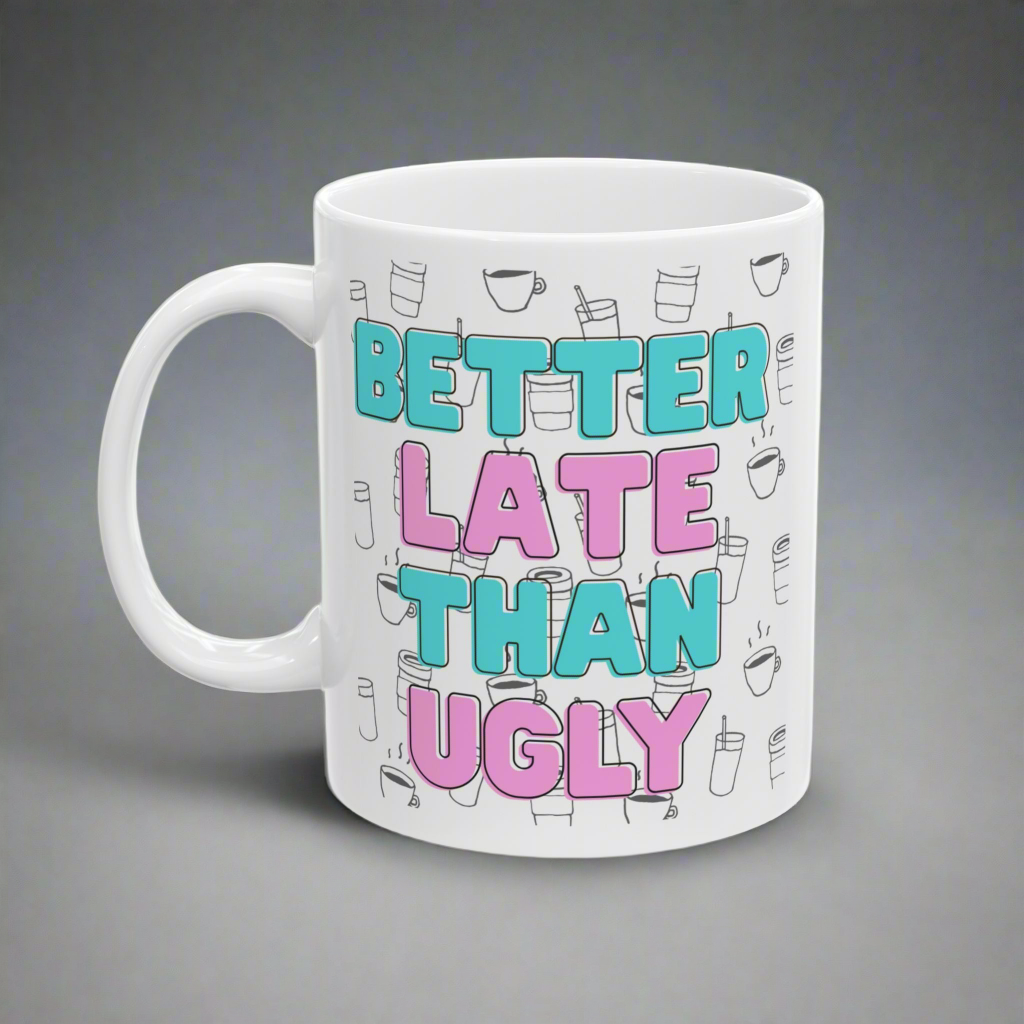 Hilarious sayings on mugs for coffee lovers, 11oz white ceramic coffee mug