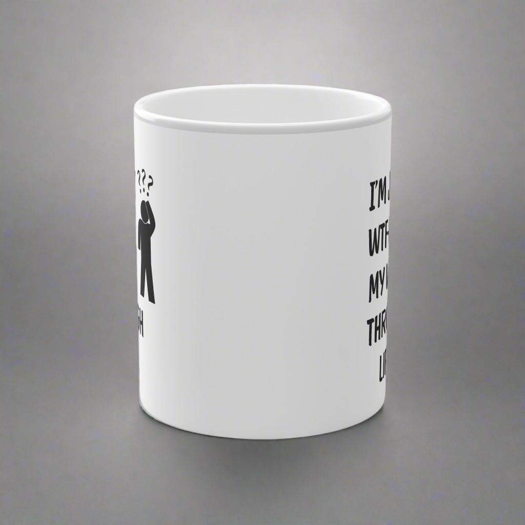 Humorous Mystical Magic Mug for Thoughtful Sips, Perfect for Birthdays, Gifts, Coffee Lovers
