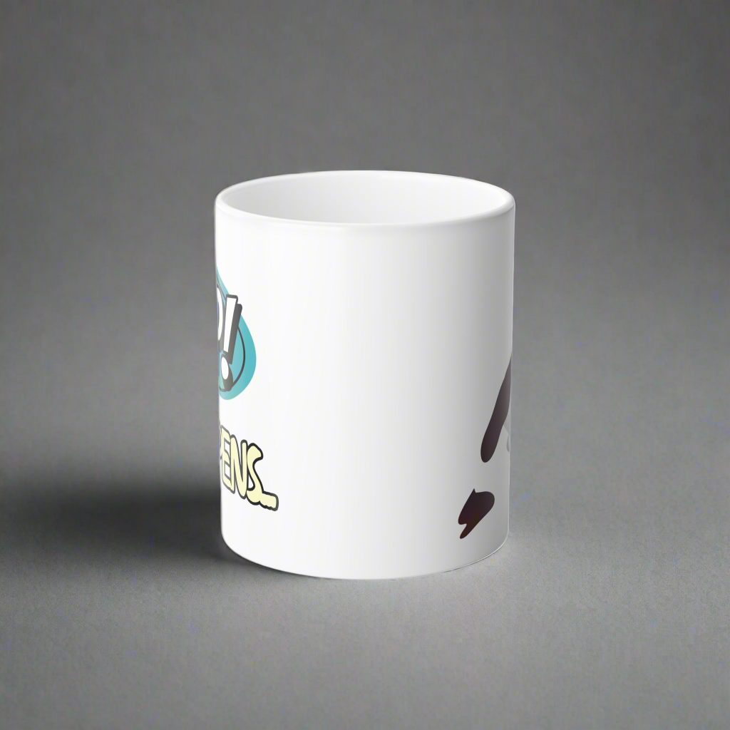 Funny Quote Color Morphing Mug 11oz with Sass, "Sip Happens"