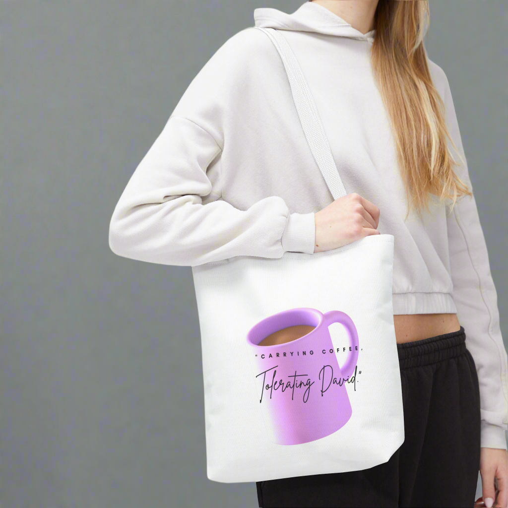 Coffee Lover's Tote Bag, Funny Tote for Baristas, Gift for Coffee Lovers, Grocery Shopping Bag