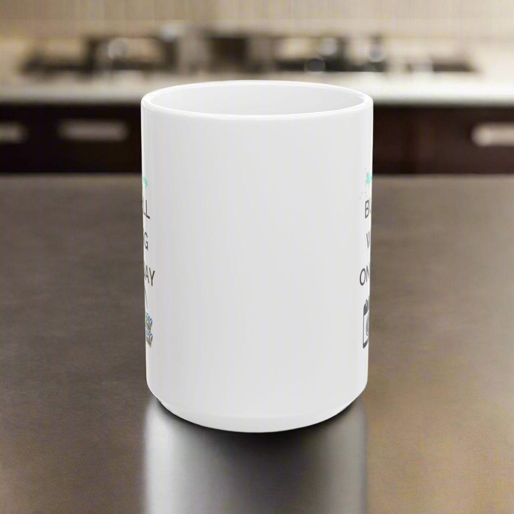 Funny Coffee Mug - Manifesting Money but still waiting on Payday