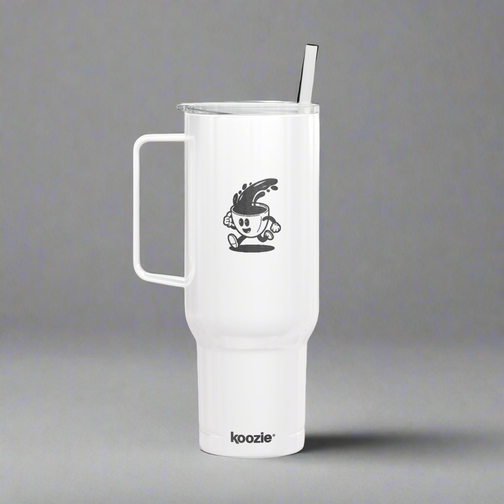 Personalized Insulated Tumbler - 40oz Engraved Travel Mug, Unique Travel Mug