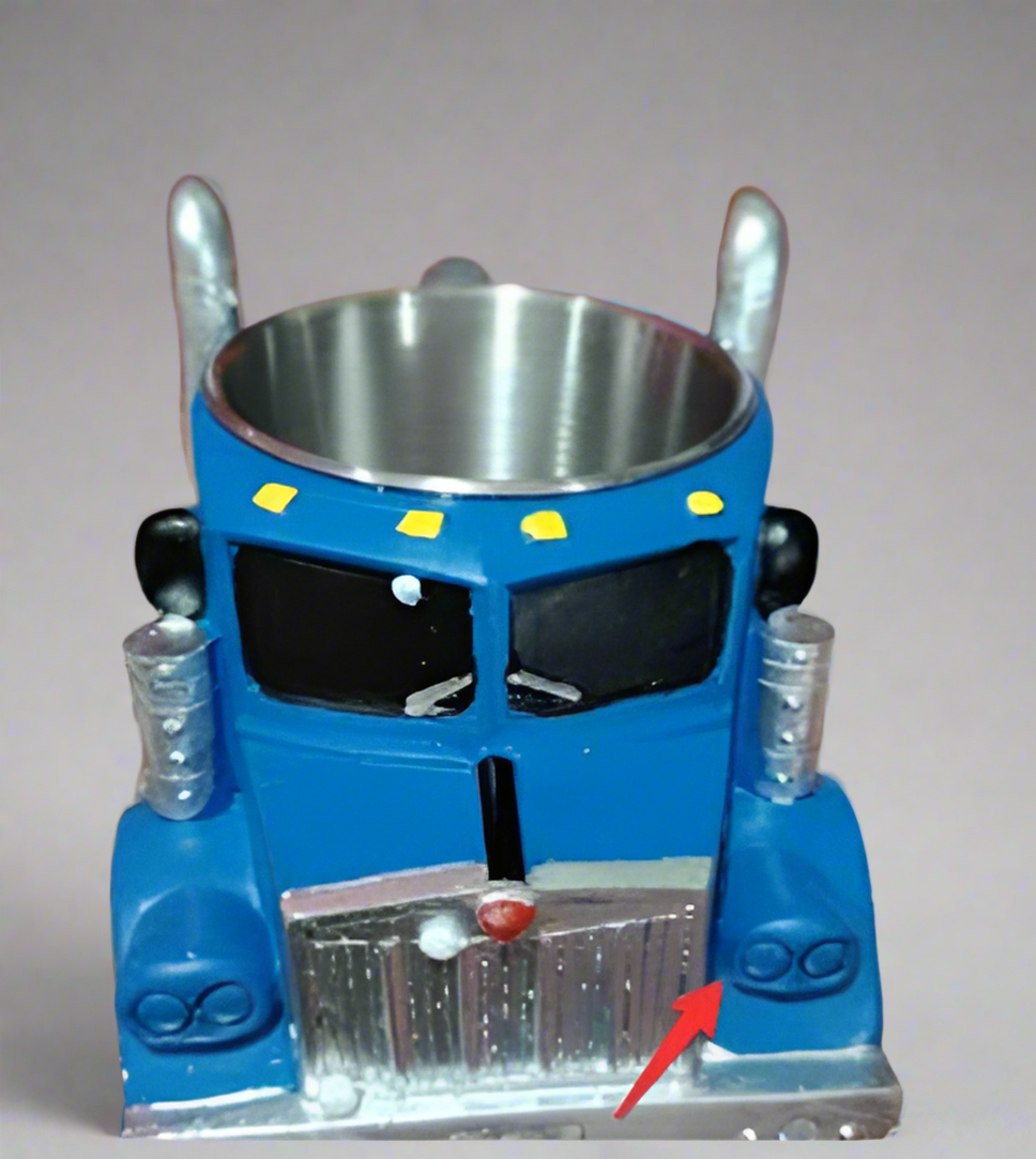 Blue Semi-Truck drivers coffee mug for coffee lovers