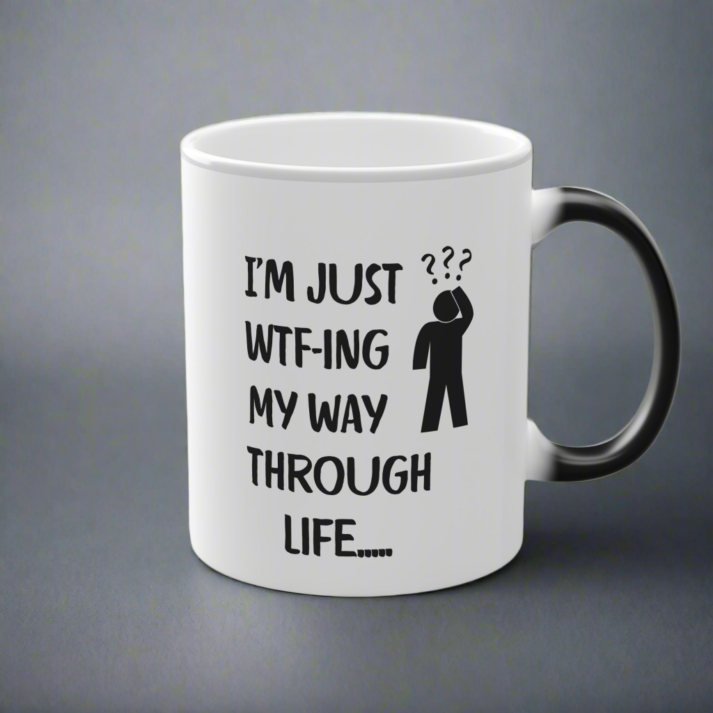 Humorous Mystical Magic Mug for Thoughtful Sips, Perfect for Birthdays, Gifts, Coffee Lovers
