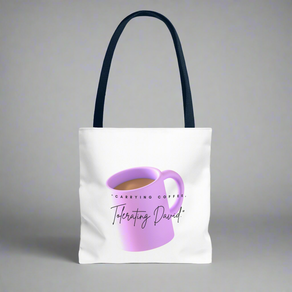 Coffee Lover's Tote Bag, Funny Tote for Baristas, Gift for Coffee Lovers, Grocery Shopping Bag