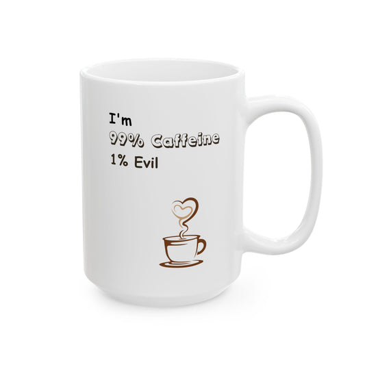 Coffee Mugs, best gifts for coffee lovers, white ceramic coffee cup with funny quote 