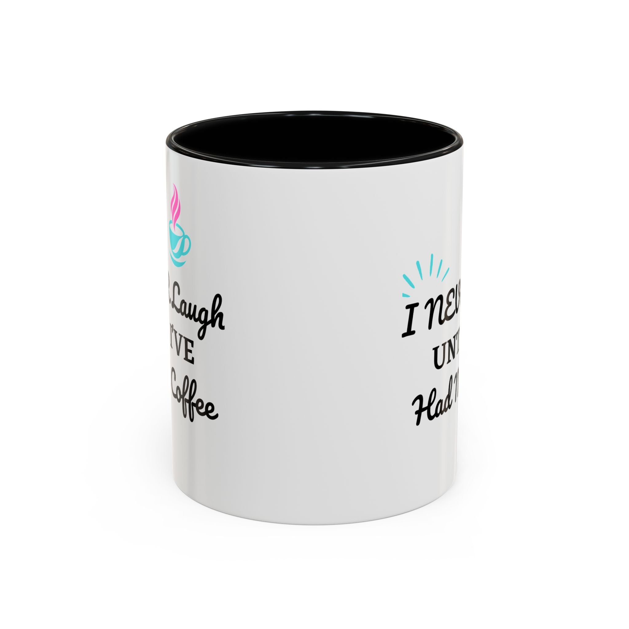 Regalos de café sarcásticos: Taza "Nunca me río"