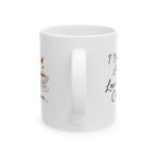 Linda taza de cerámica para amantes del café, regalo para amigos, taza divertida, amor por la cafeína, bebida personalizada, ¡perfecta para cada ocasión!