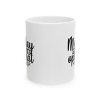 Taza de café sarcástica, cita divertida, el lunes debería ser opcional