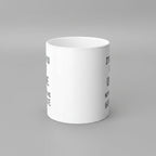 11oz White Ceramic Coffee Mug with humorous Quote for coffee lovers color-changing.