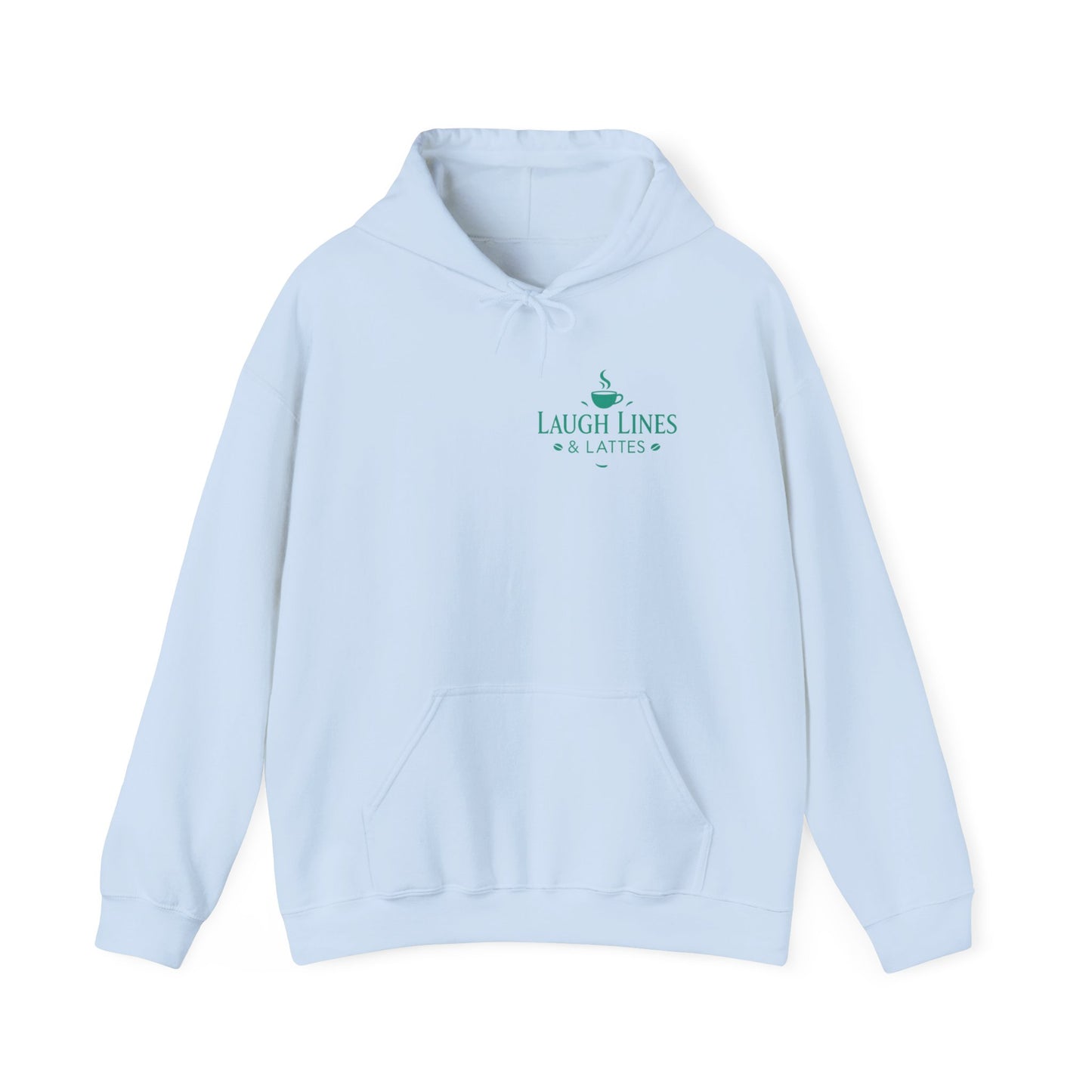 Laugh Lines & Lattes Unisex Hoodie - Cozy Coffee Lover Sweatshirt