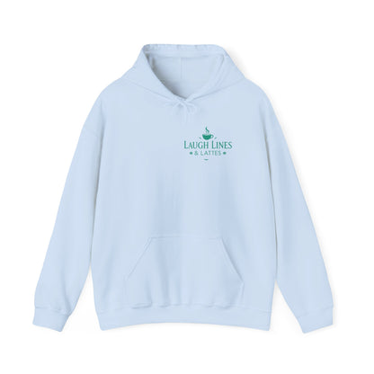 Laugh Lines & Lattes Unisex Hoodie - Cozy Coffee Lover Sweatshirt