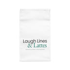 Funny Lunch Bag - Laugh Lines & Lattes, Eco-Friendly, Gift for Coffee Lovers, School Lunch
