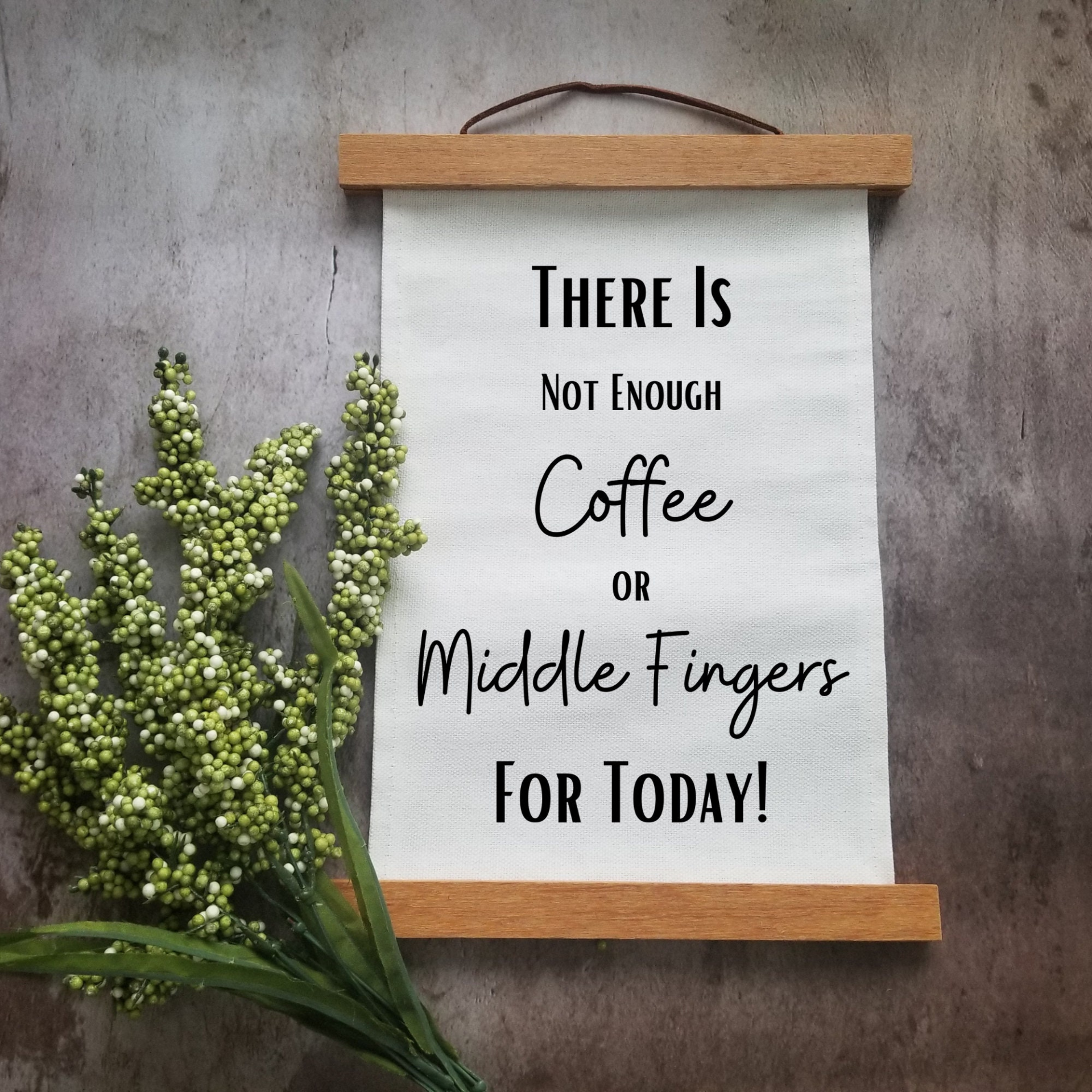 Funny Quote Large Wall Art Canvas 