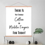 Large Sarcastic Humor Wall Art Canvas