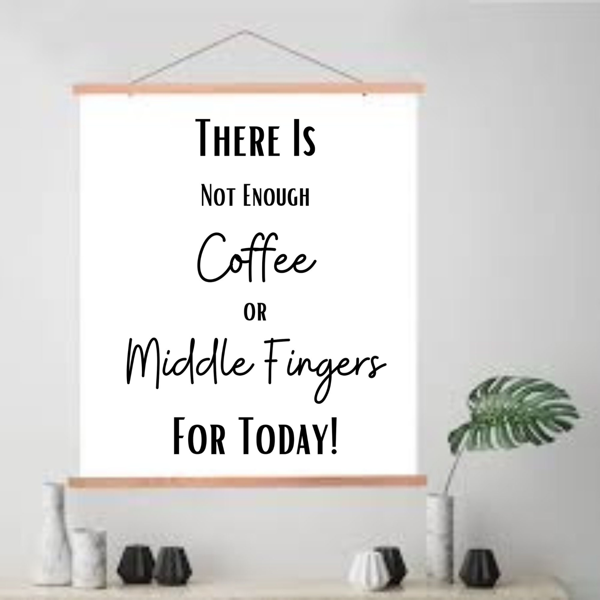 Large Sarcastic Humor Wall Art Canvas