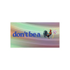 Rooster themed bumper stickers, 