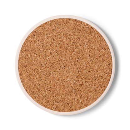 Coffee Enthusiast Ceramic Coaster - Coffee Cup Coaster for Home Decor