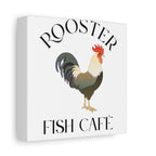 Rooster Café Wall Art - Matte Canvas Print, 1.25"