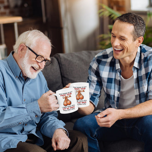 Hilarious Mugs for Adult Humor, White Ceramic Coffee Cup with Funny Sayings for Friends