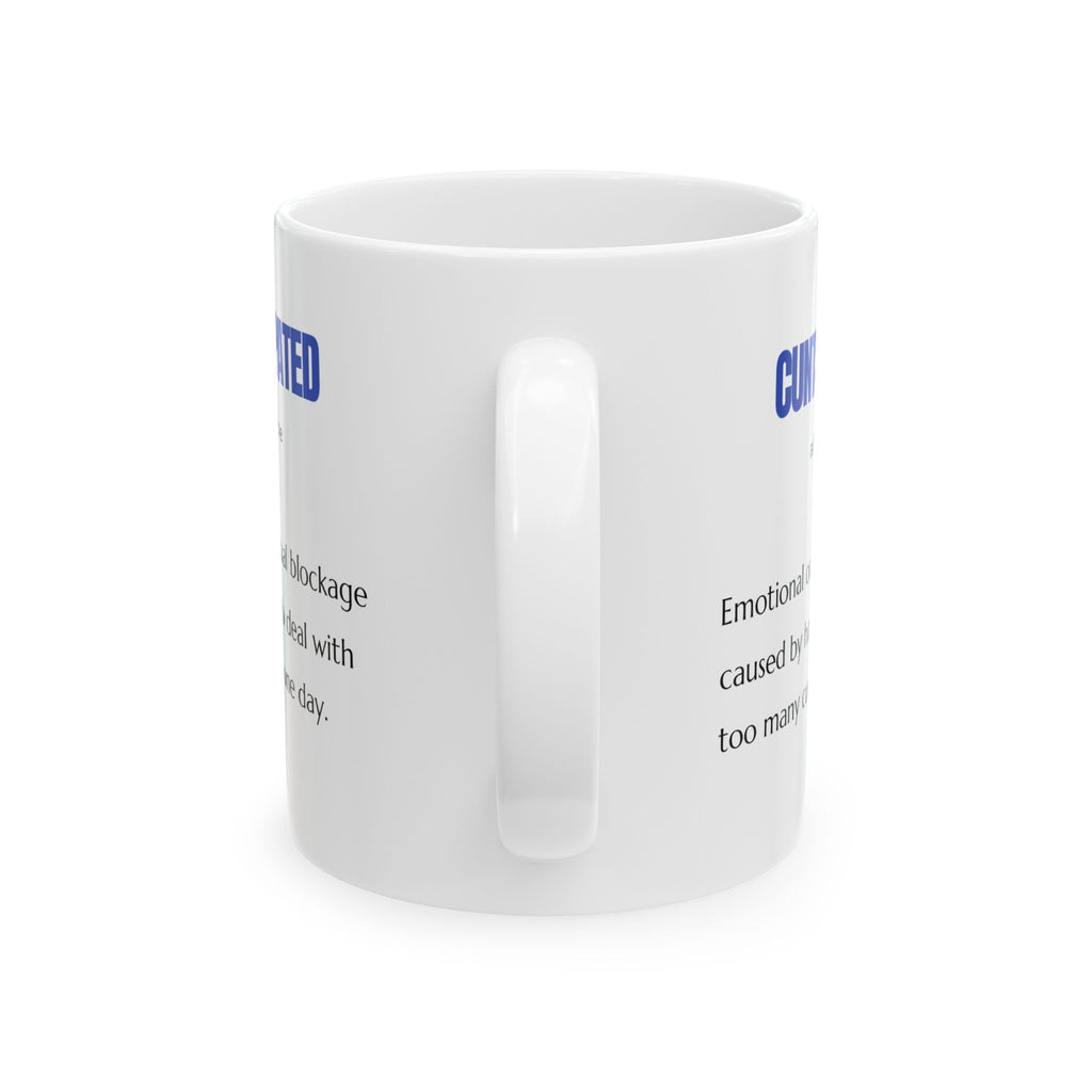 Humorous Ceramic Mug - Everyday Coffee Companion, Customizable Mug for Gifting, Funny Office Mug