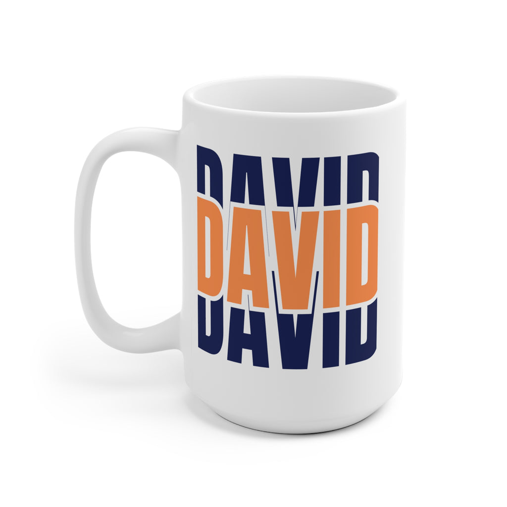 Personalized Ceramic Mug - Custom Name Gift for Coffee Lovers, Customizable Drinkware