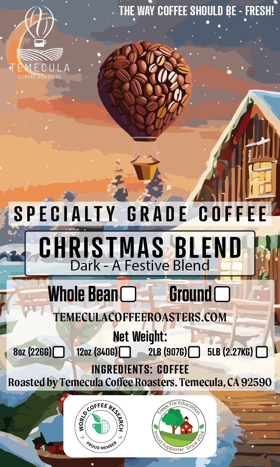 Christmas Blend - (Dark Roast)