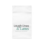 Funny Lunch Bag - Laugh Lines & Lattes, Eco-Friendly, Gift for Coffee Lovers, School Lunch