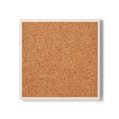 Coffee Enthusiast Ceramic Coaster - Coffee Cup Coaster for Home Decor