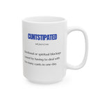 Humorous Ceramic Mug - Everyday Coffee Companion, Customizable Mug for Gifting, Funny Office Mug