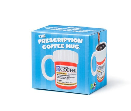 Prescription Coffee Mug, Ceramic Mug for Coffee Lovers. 