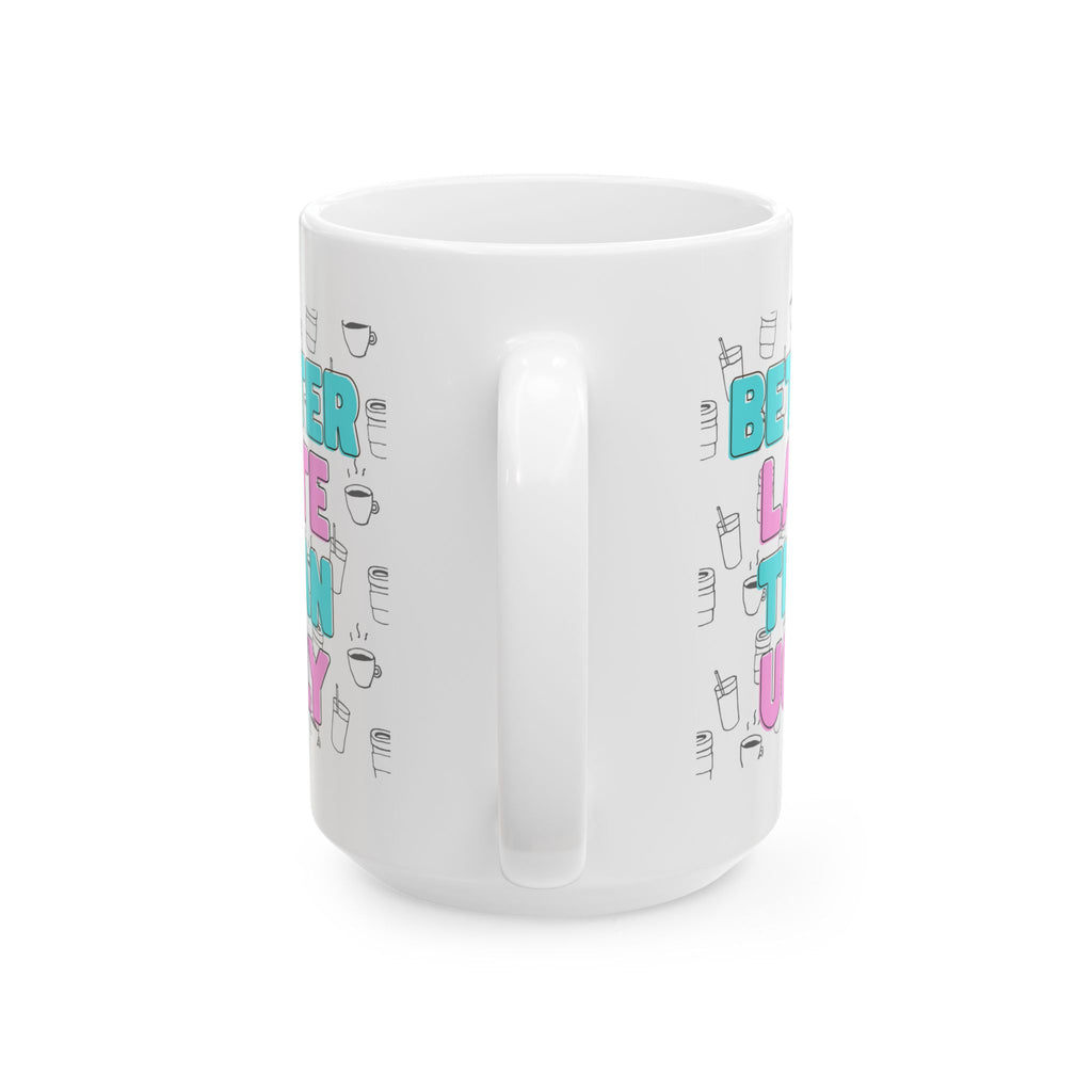 Ceramic Mug with Fun Coffee Quote, Perfect for Coffee Lovers, Great Gift for Birthdays