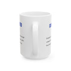 Humorous Ceramic Mug - Everyday Coffee Companion, Customizable Mug for Gifting, Funny Office Mug