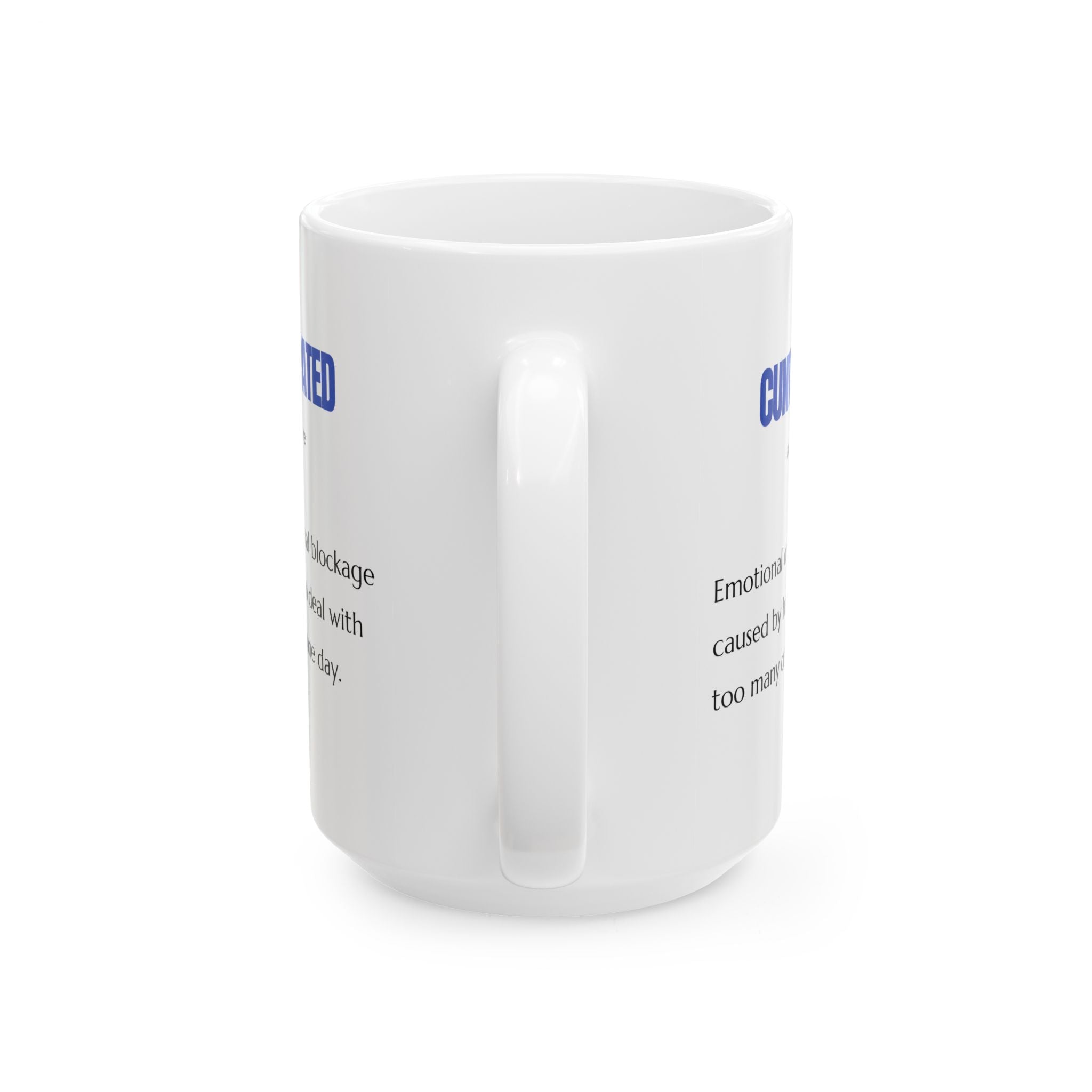 Taza de cerámica humorística: compañera de café para todos los días