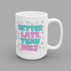 Ceramic Mug with Fun Coffee Quote, Perfect for Coffee Lovers, Great Gift for Birthdays