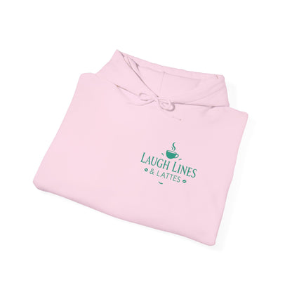 Laugh Lines & Lattes Unisex Hoodie - Cozy Coffee Lover Sweatshirt